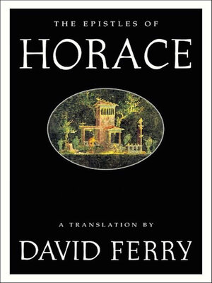 cover image of The Epistles of Horace